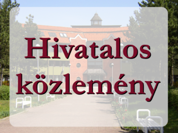 Nyári ügyelet és nyár végi információk